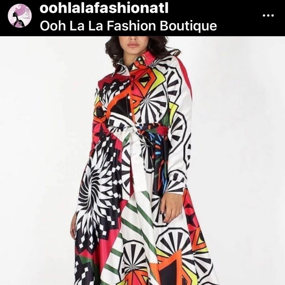 Awesome Abstract Design on this Fabulous DRESS